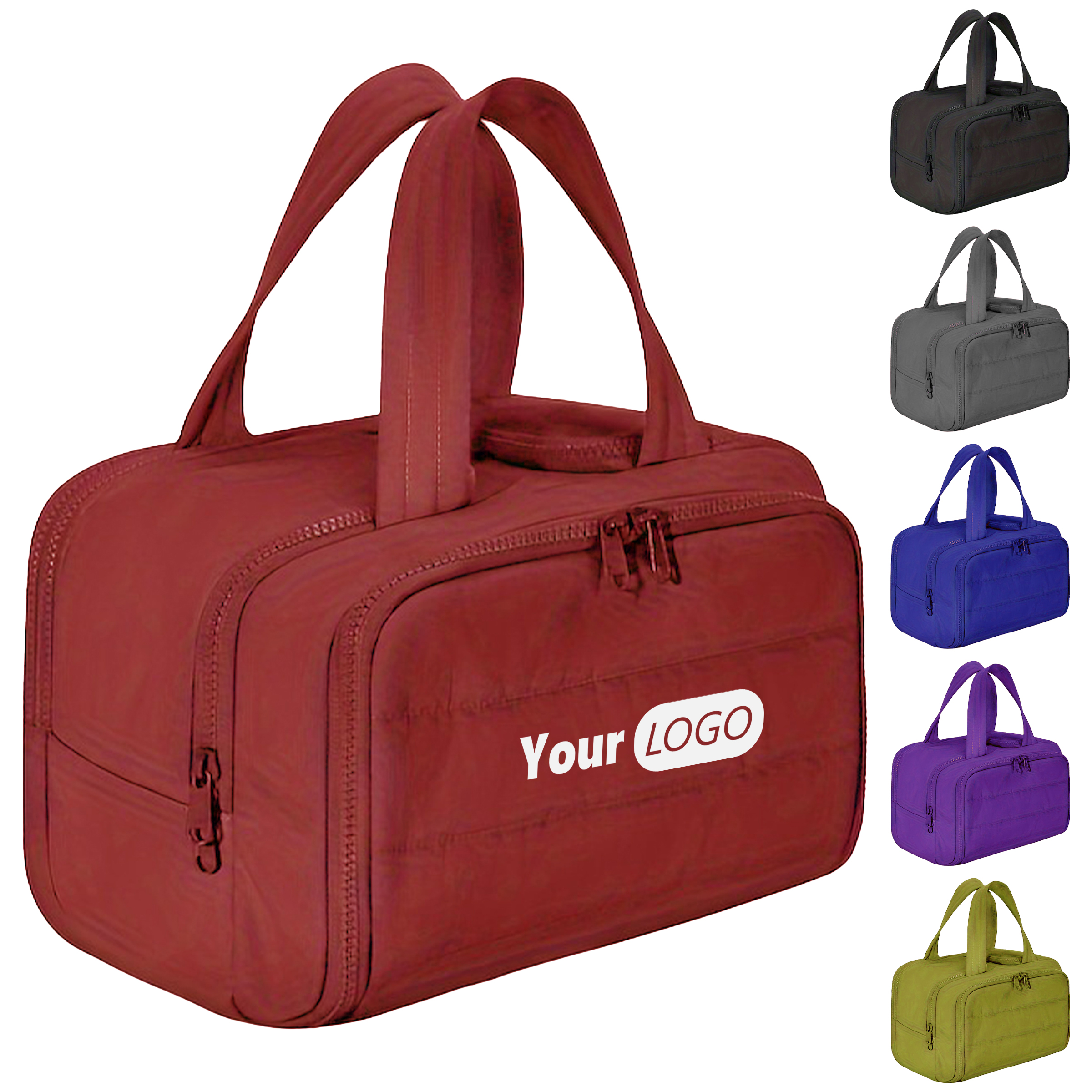 Nylon Compact And Practical Travel Organizer Bag In Multiple Colors 3