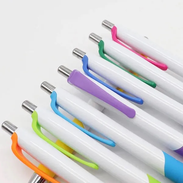 Custom Soft Rubber Grip Ballpoint Pen 6