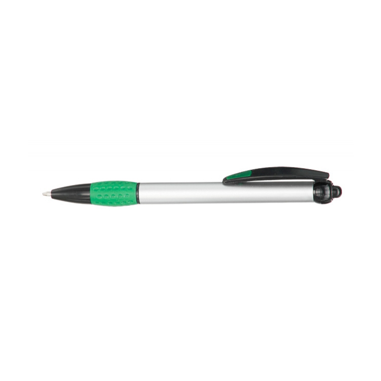 Advertising Click Plastic Pen with Rubber Grip 4