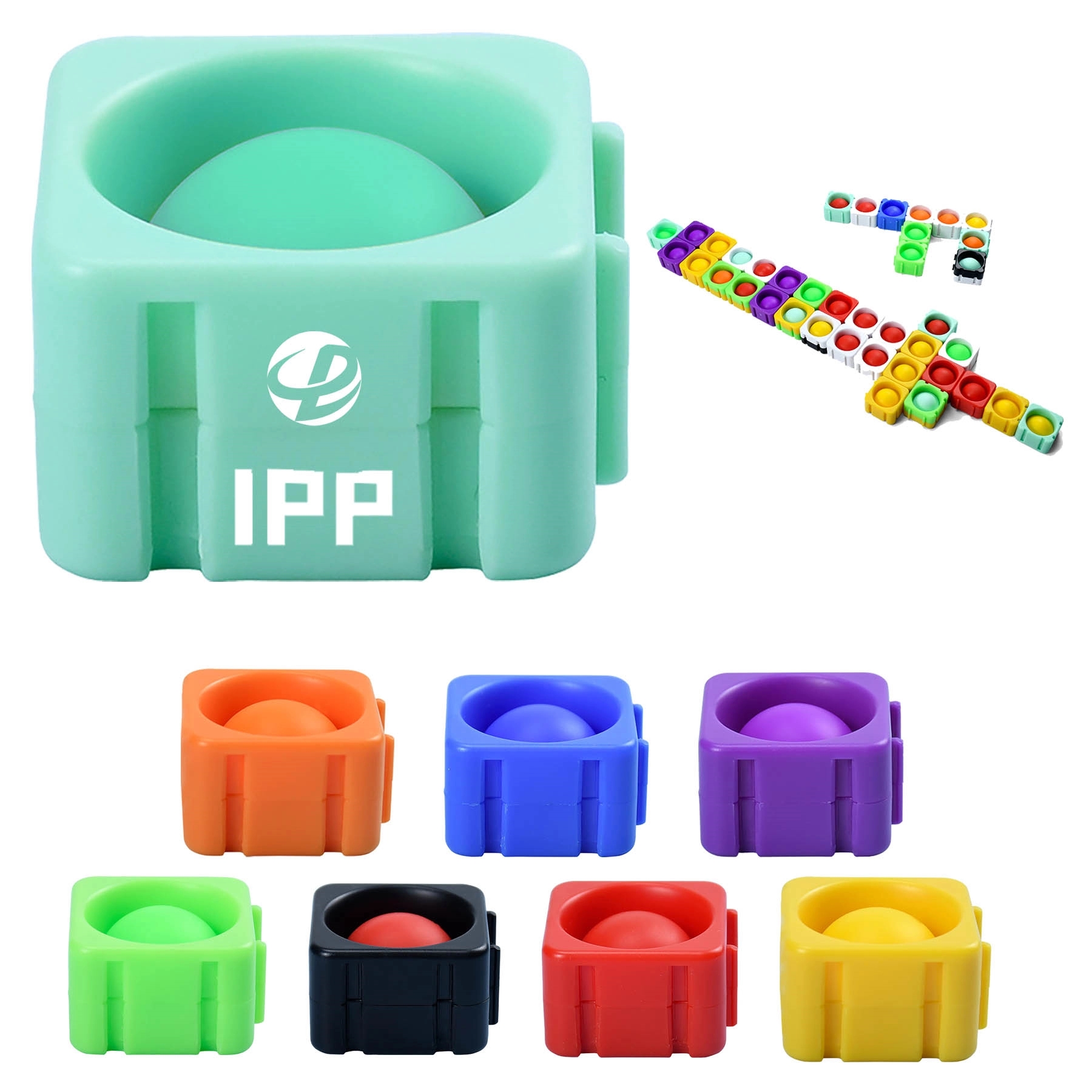 Fidget Toy Jigsaw Puzzle Blocks Stress Relief Bubble 1