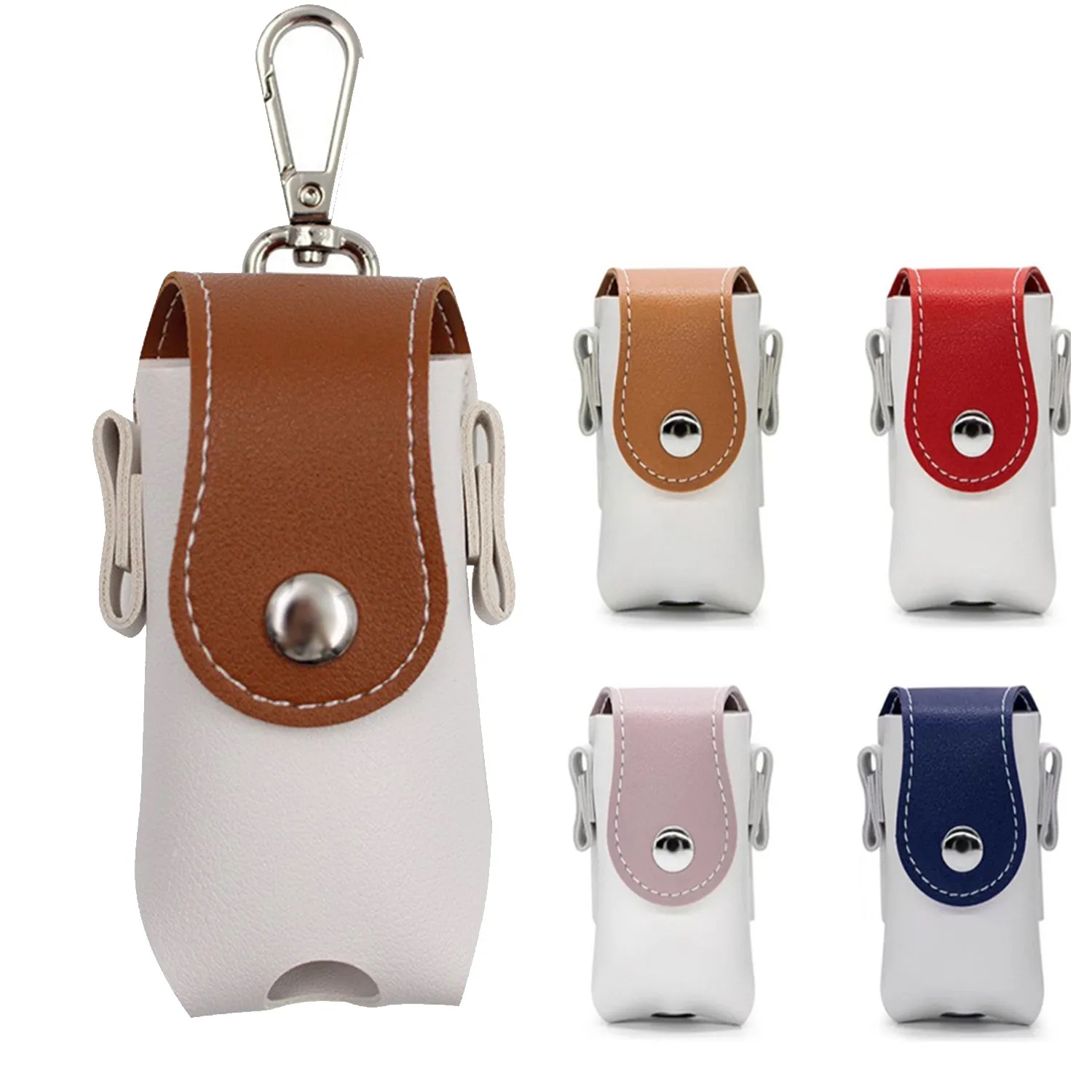 Mini Leather Golf Ball Storage Bag 5