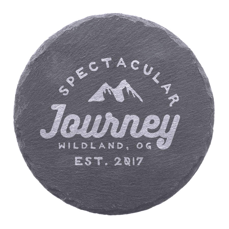 Round Slate Coasters 3