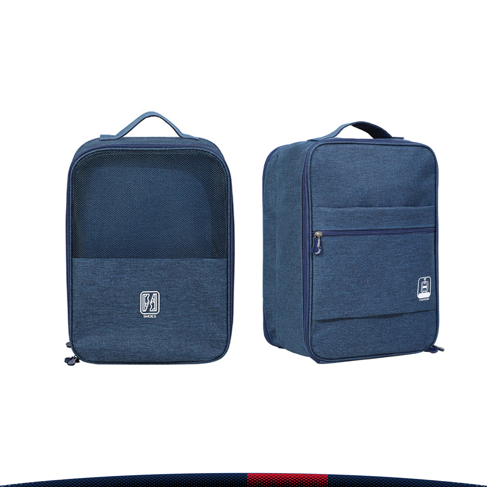 Zaffory Triple-Layer Travel Shoe Bag 8