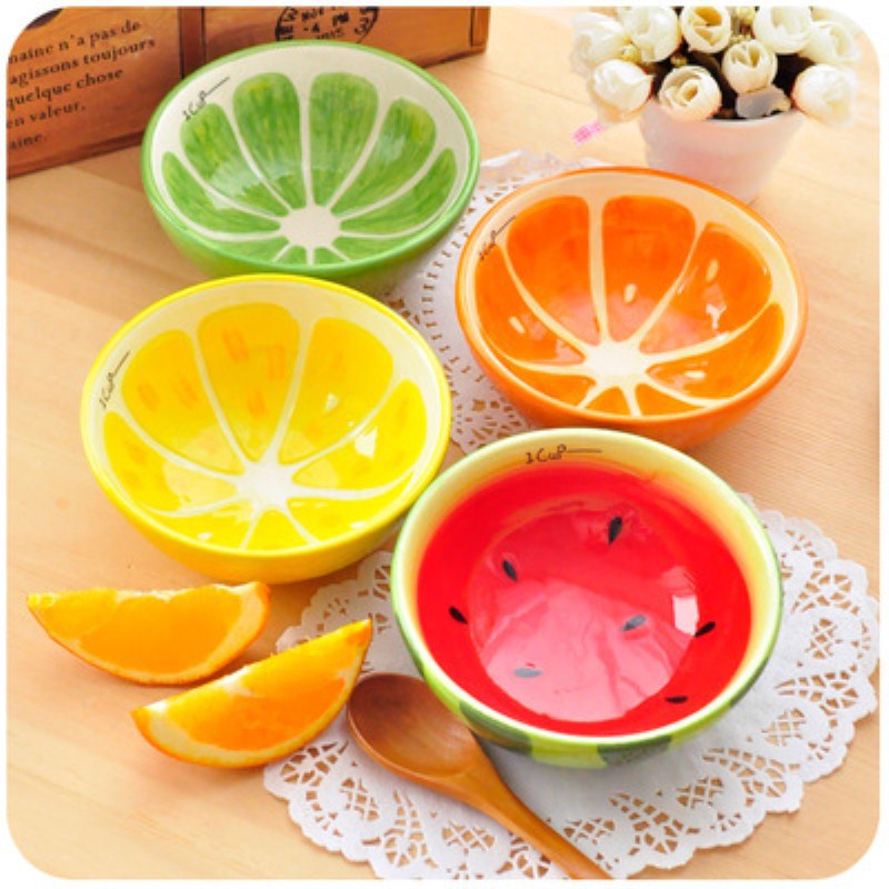 Fruit Style Ceramic Cereal Bowls 1