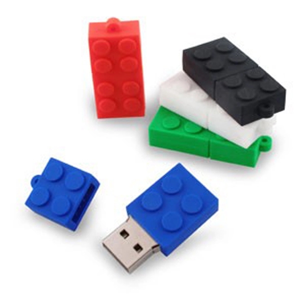 8 GB PVC Building Block USB Drive - Small 2