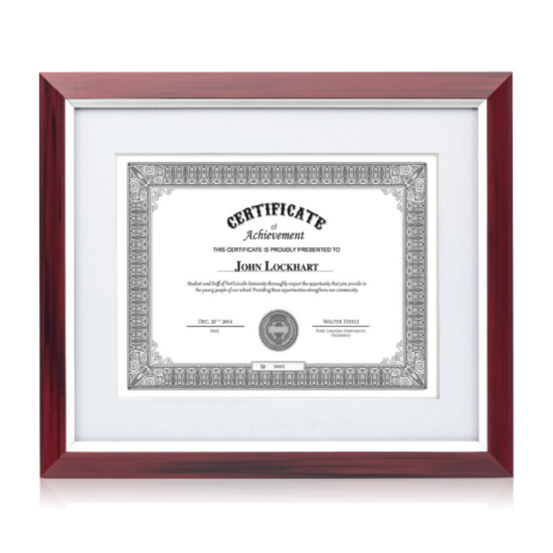 Valencia Certificate Frame