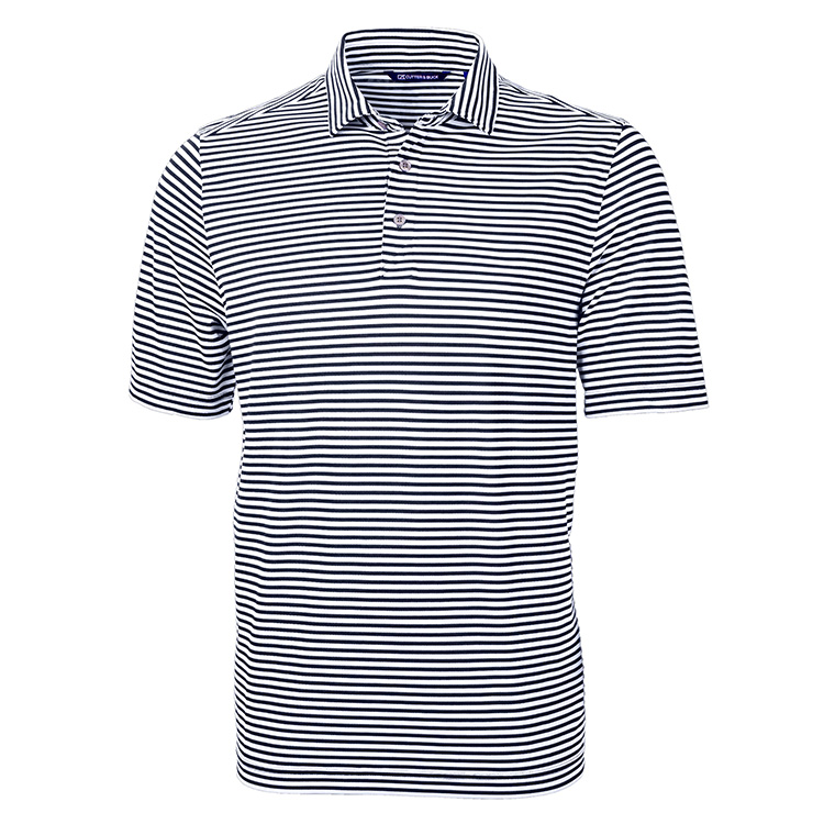 Cutter & Buck Virtue Eco Pique Stripe Recycled Men's Polo 13