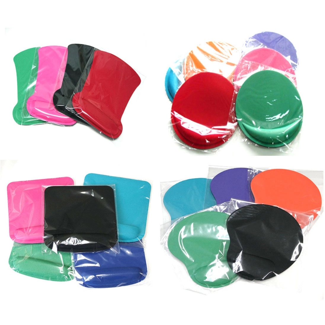 Smooth Lycra Fabric Ergonomic Mouse Pad Wrist Support 2