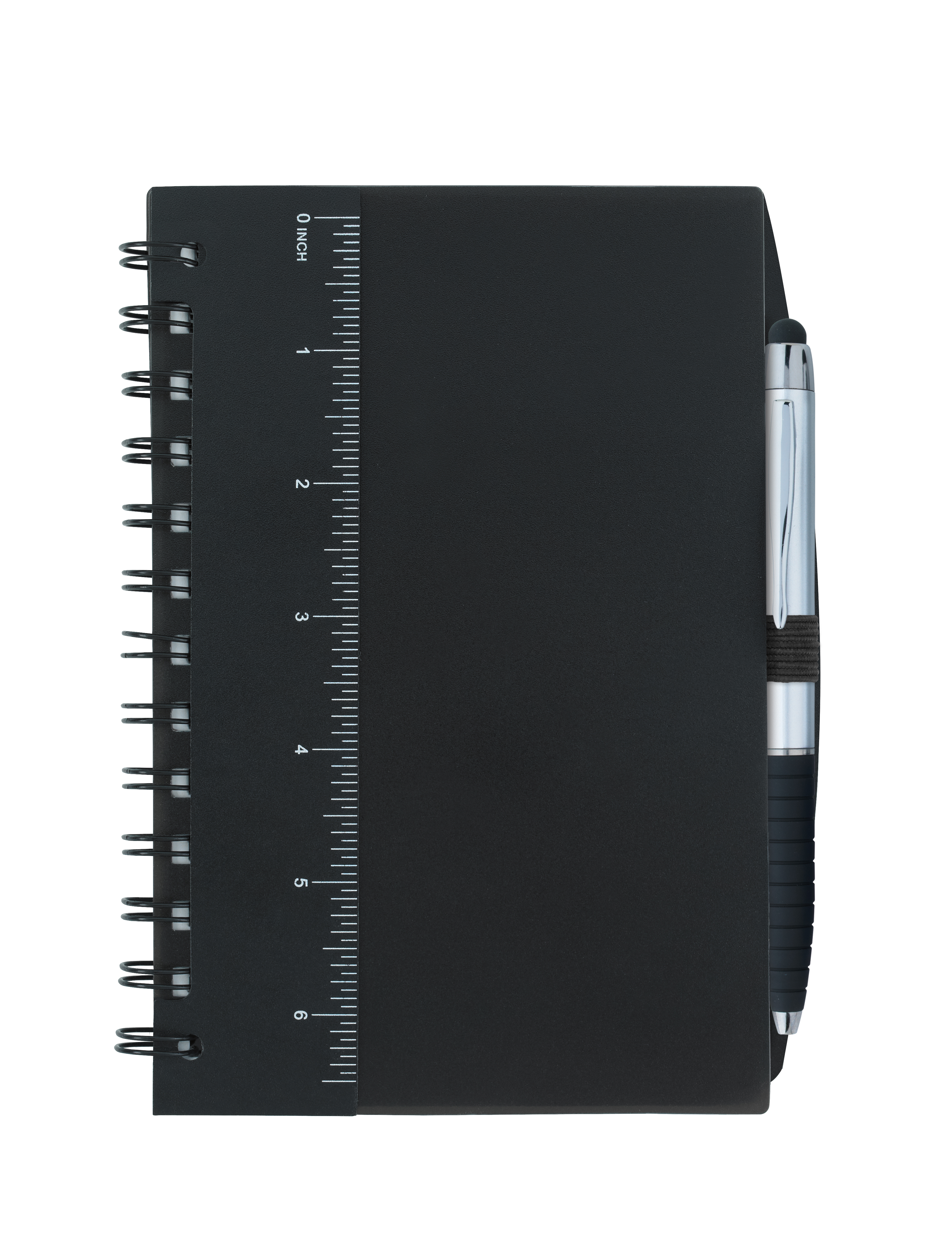 Good Value™ 5” x 7” Ruler Notebook with Flags and Stylus Pen 1