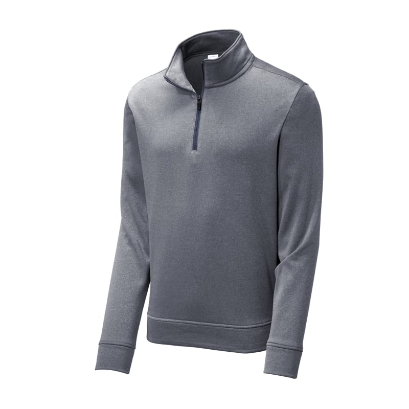Sport-Tek PosiCharge Sport-Wick Heather Fleece 1/4-Zip Pullover., custom hoodie or sweatshirt with logo imprint 11