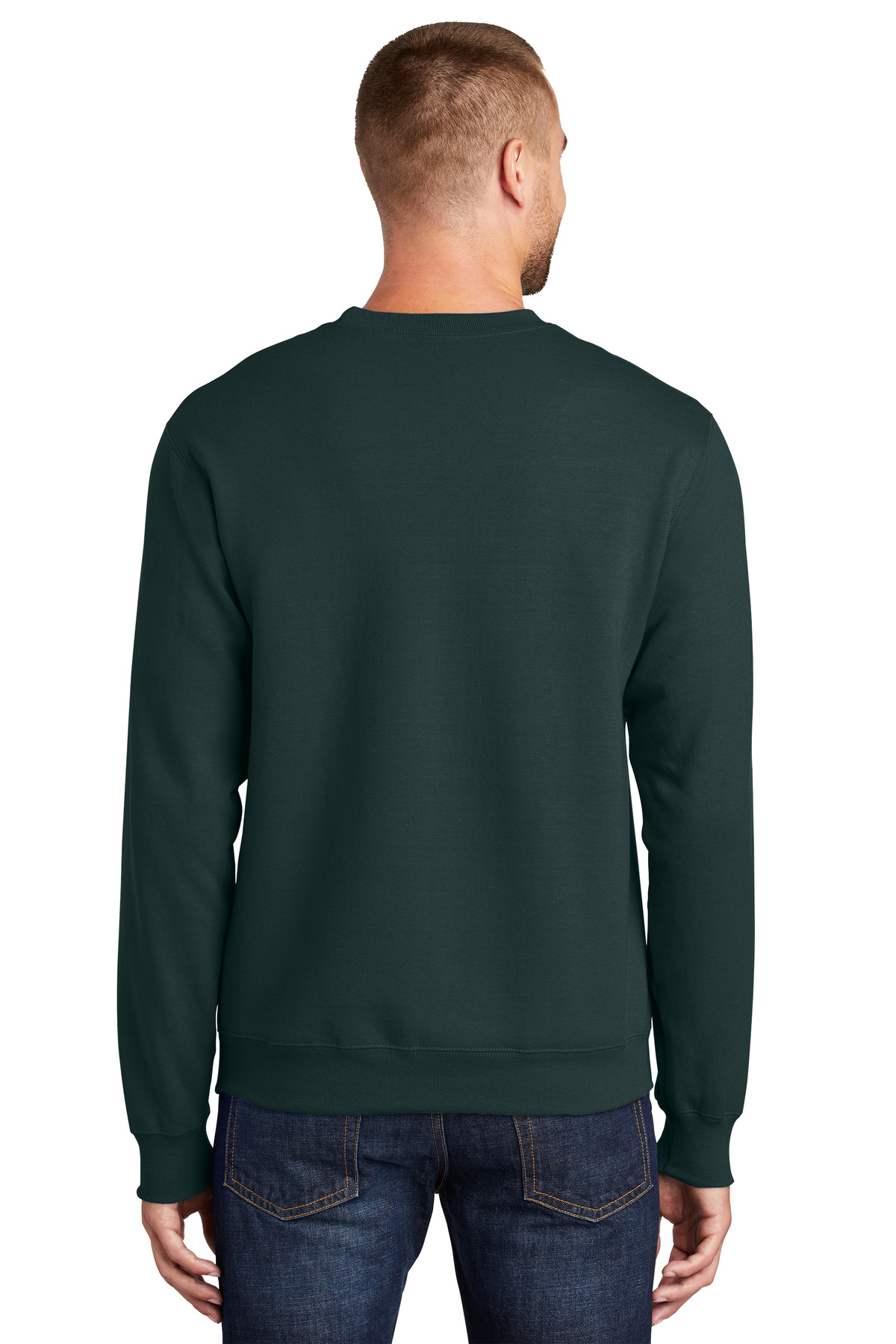 Port & Company® Essential Fleece Crewneck Sweatshirt, custom hoodie or sweatshirt with logo imprint 3