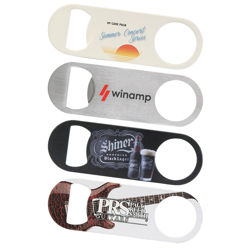 Short Paddle Style Stainless Steel Bottle Opener 2