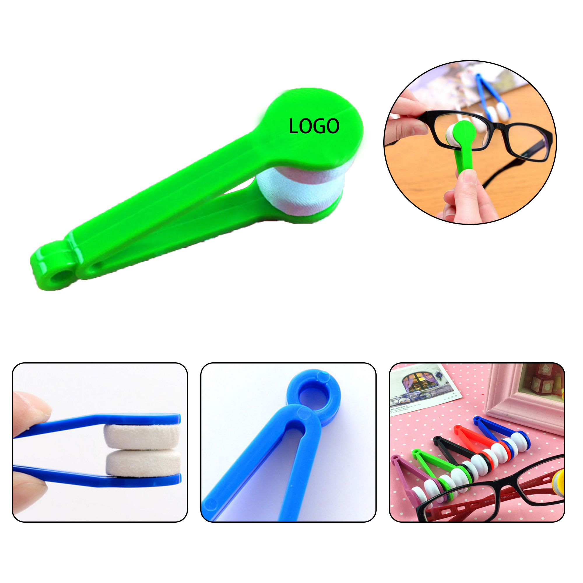 MOQ:50pcs Eyewear Cleaning Clip 3