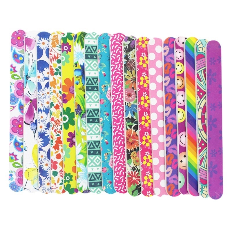 7' Multi-Color Thick Foam Nail File with PVC bag 4