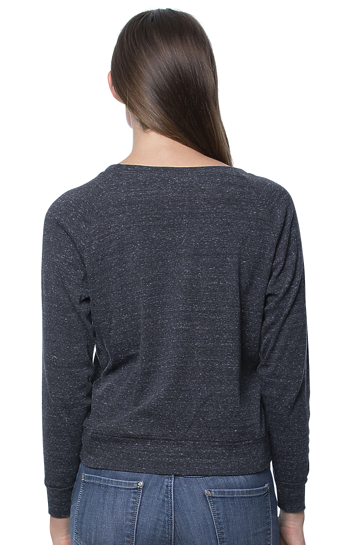 Women's Triblend Long Sleeve Raglan Pullover 1