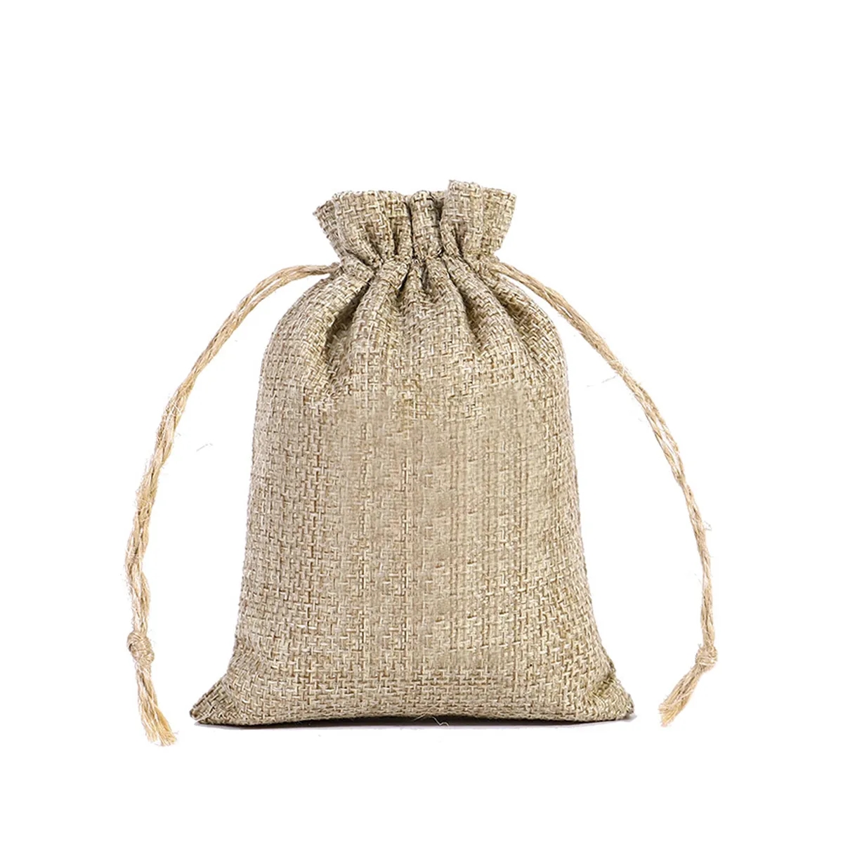 Burlap Drawstring Gift Bags 1