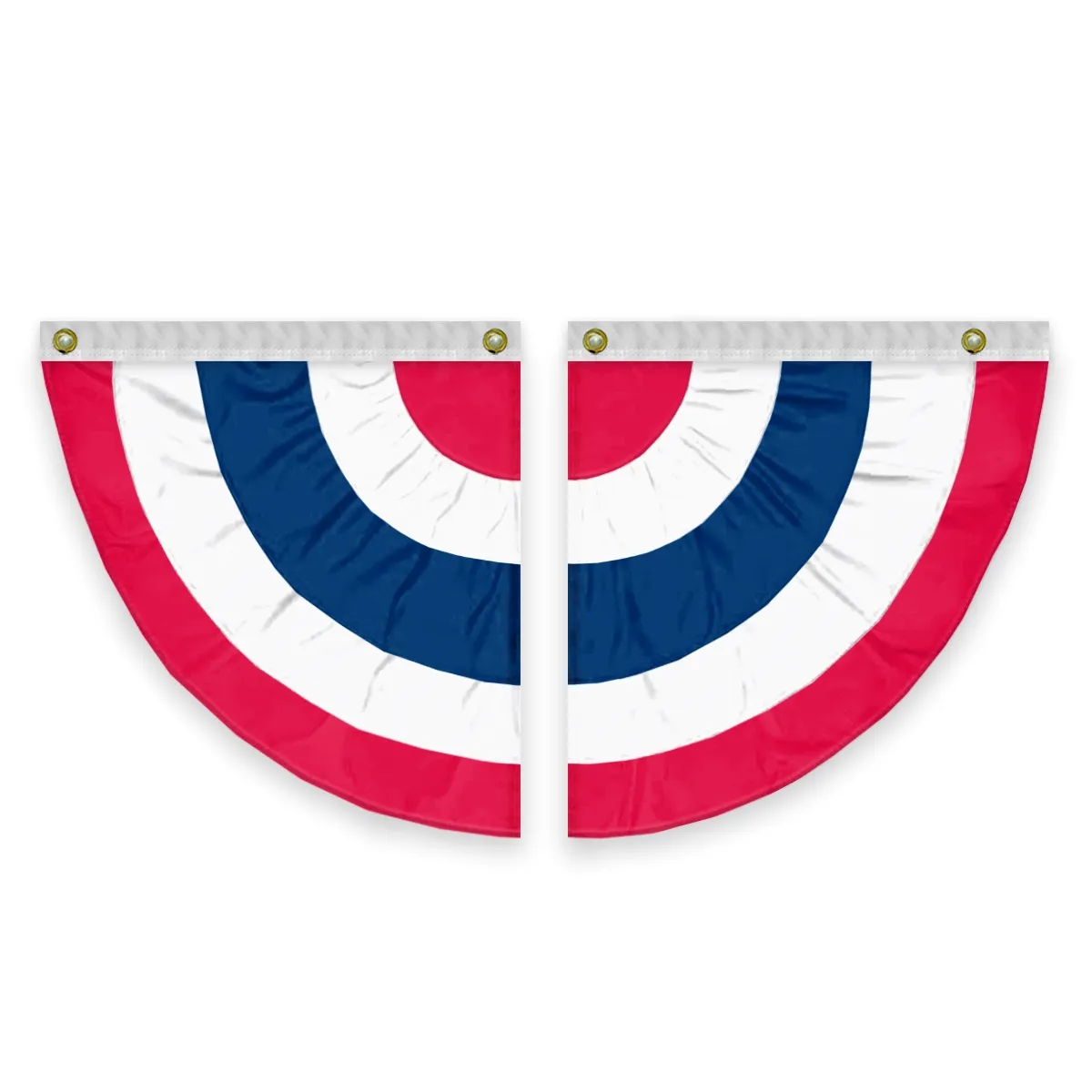 USA Pleated Half Fan 3' x 3' 1