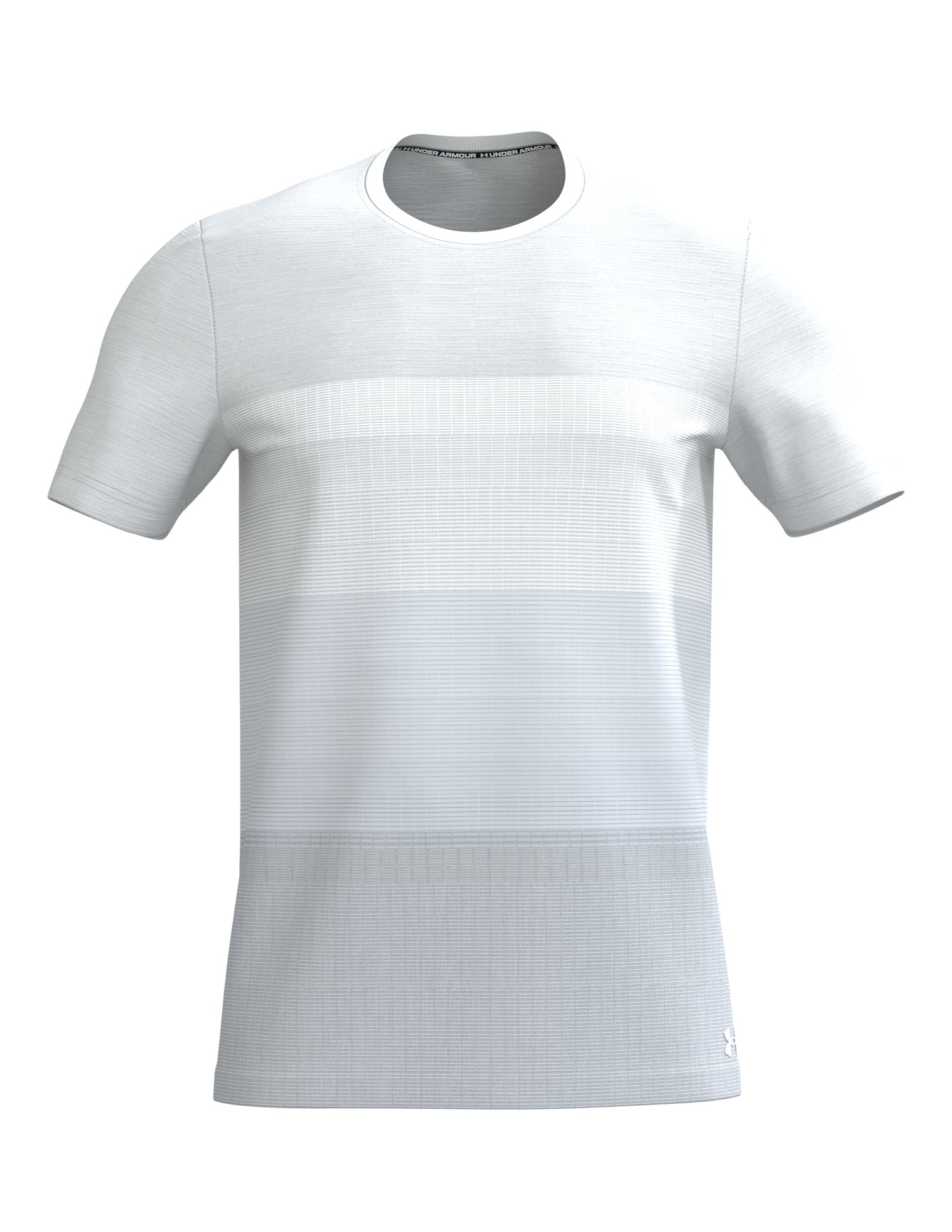 UA Seamless Lux Men's Short Sleeve, custom athletic wear with logo imprint 2