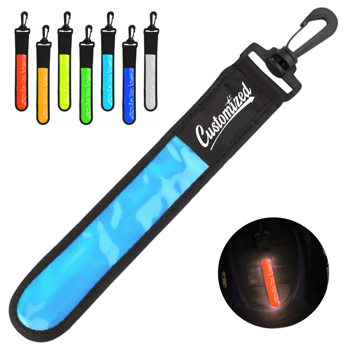 USB LED Safety Light Strip for Night Running and Cycling 3