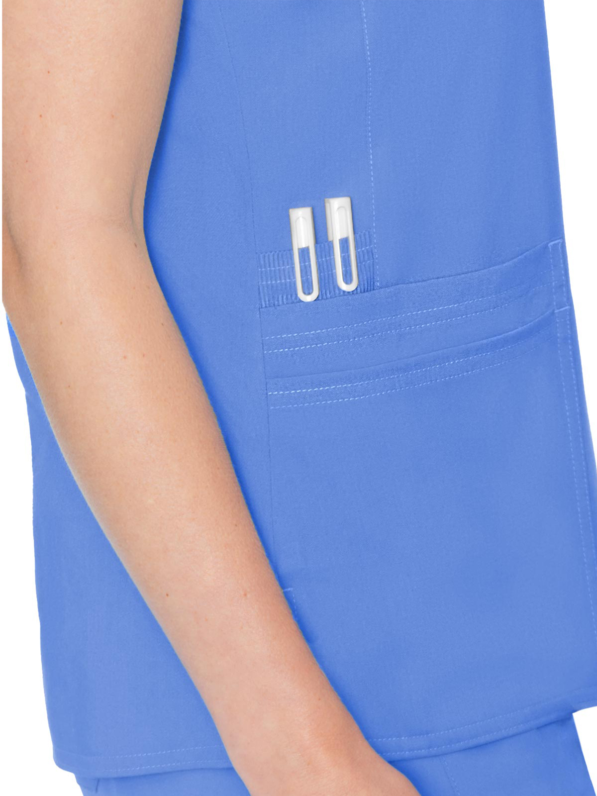 Med Couture - MC Touch - Women's 6-Pocket Raglan Sleeve Top 15