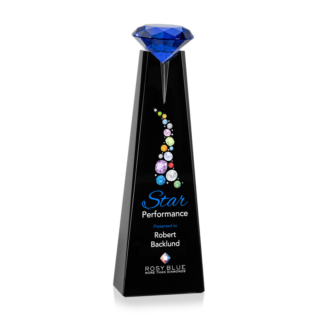 Alicia Gemstone VividPrint™ Award - Black/Sapphire 8
