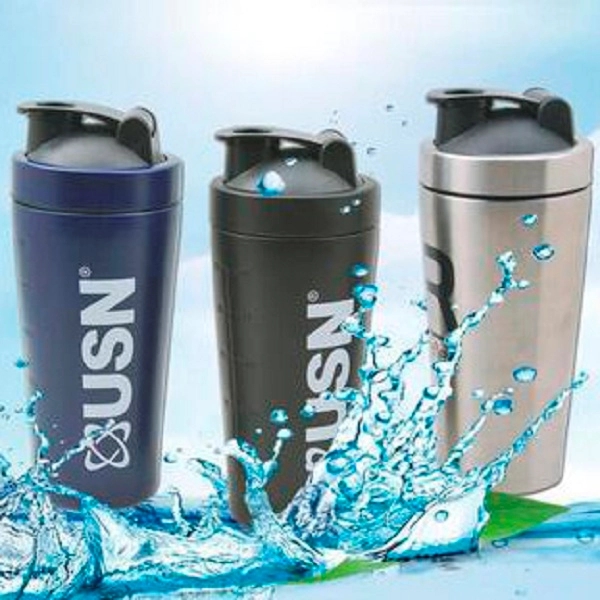 Stainless Steel Vacuum Shaker Bottle with Scale 2