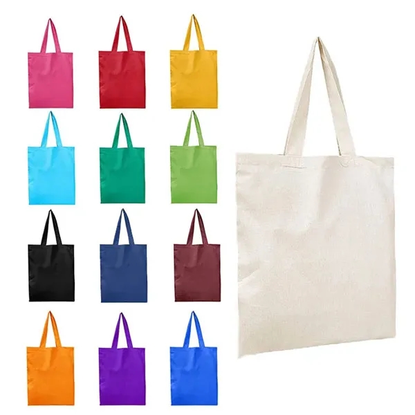 6oz Natural Cotton Canvas Tote Bag 3