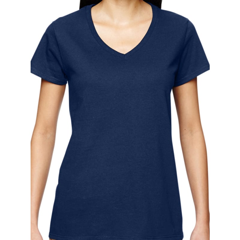 Gildan Heavy Cotton™ Ladies 5.3 Oz. V-Neck T-Shirt 24