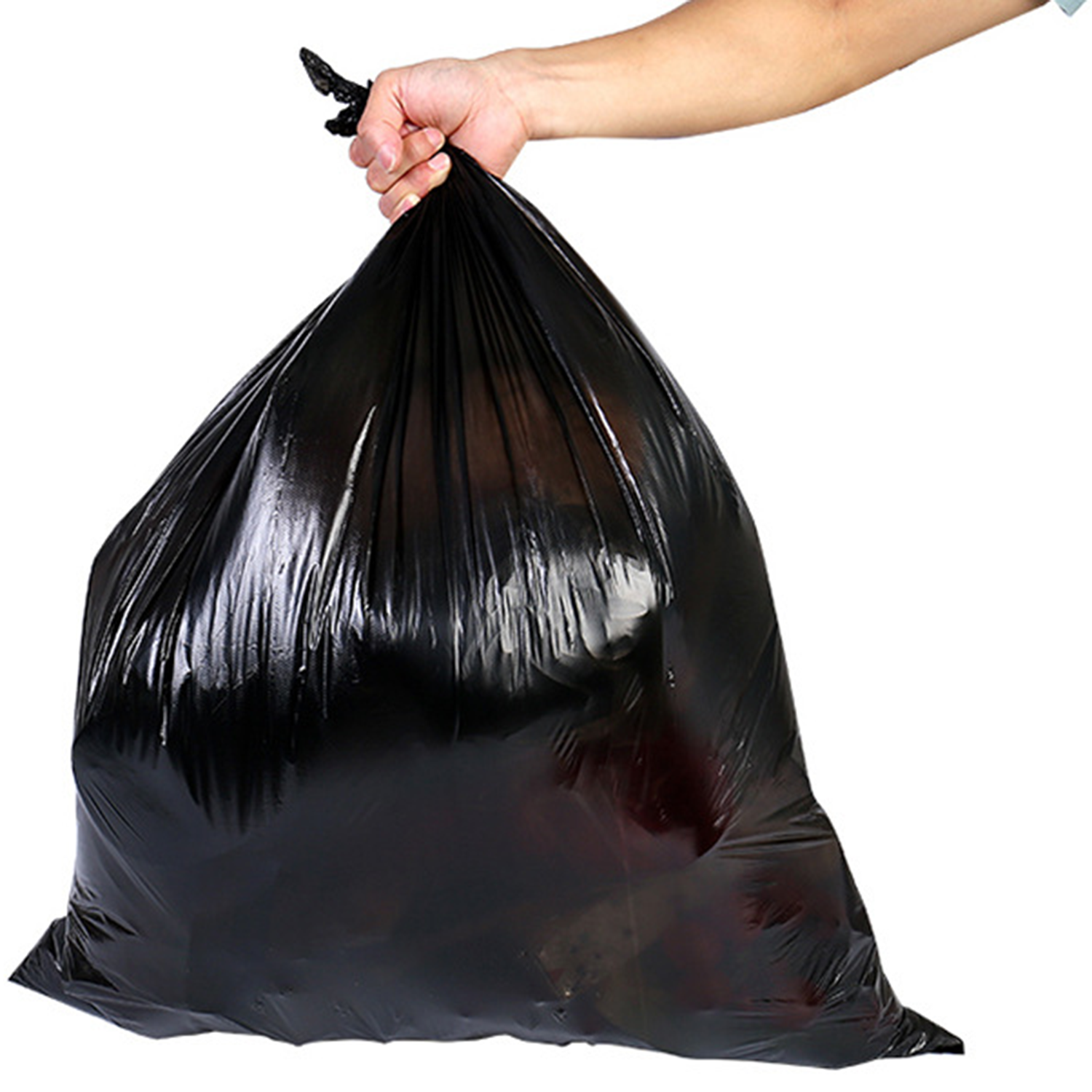 Outdoor Black Heavy Duty Large Trash Bags 50 Pack 5