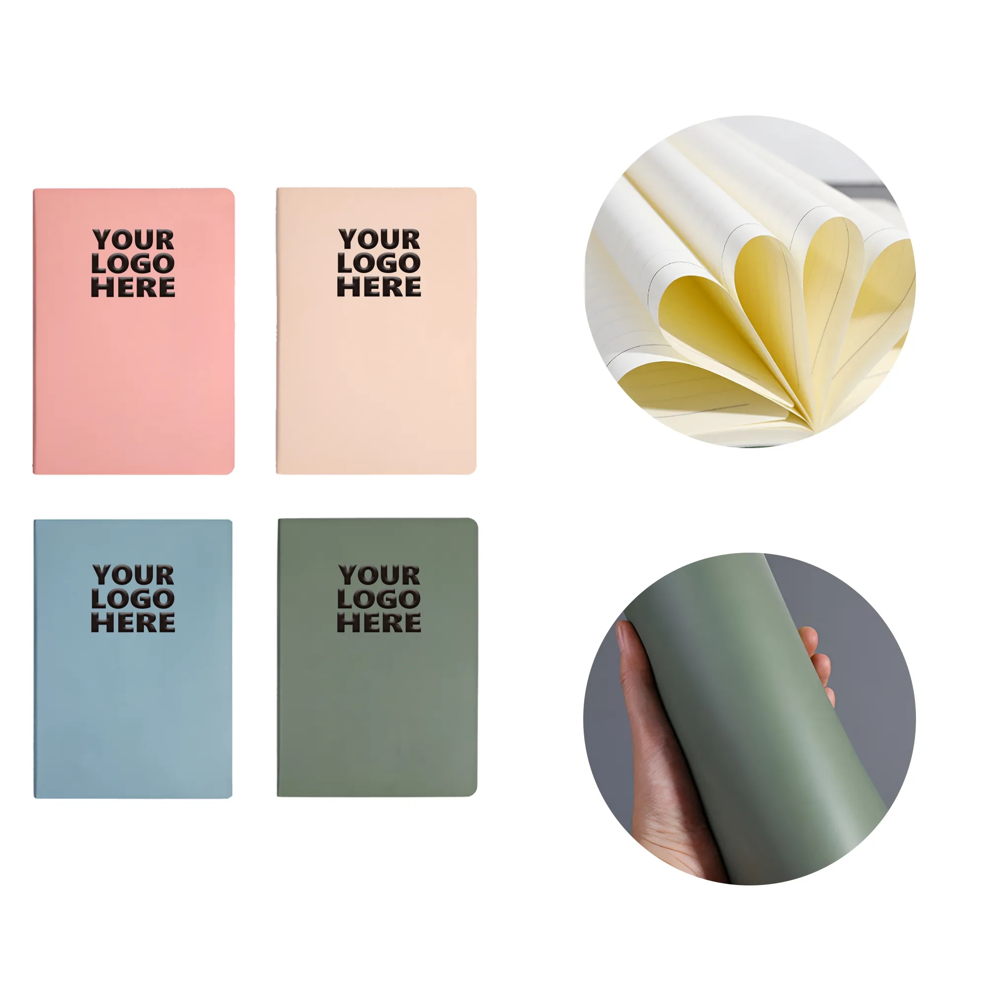 Customized A5 Soft Leather Notebook 1
