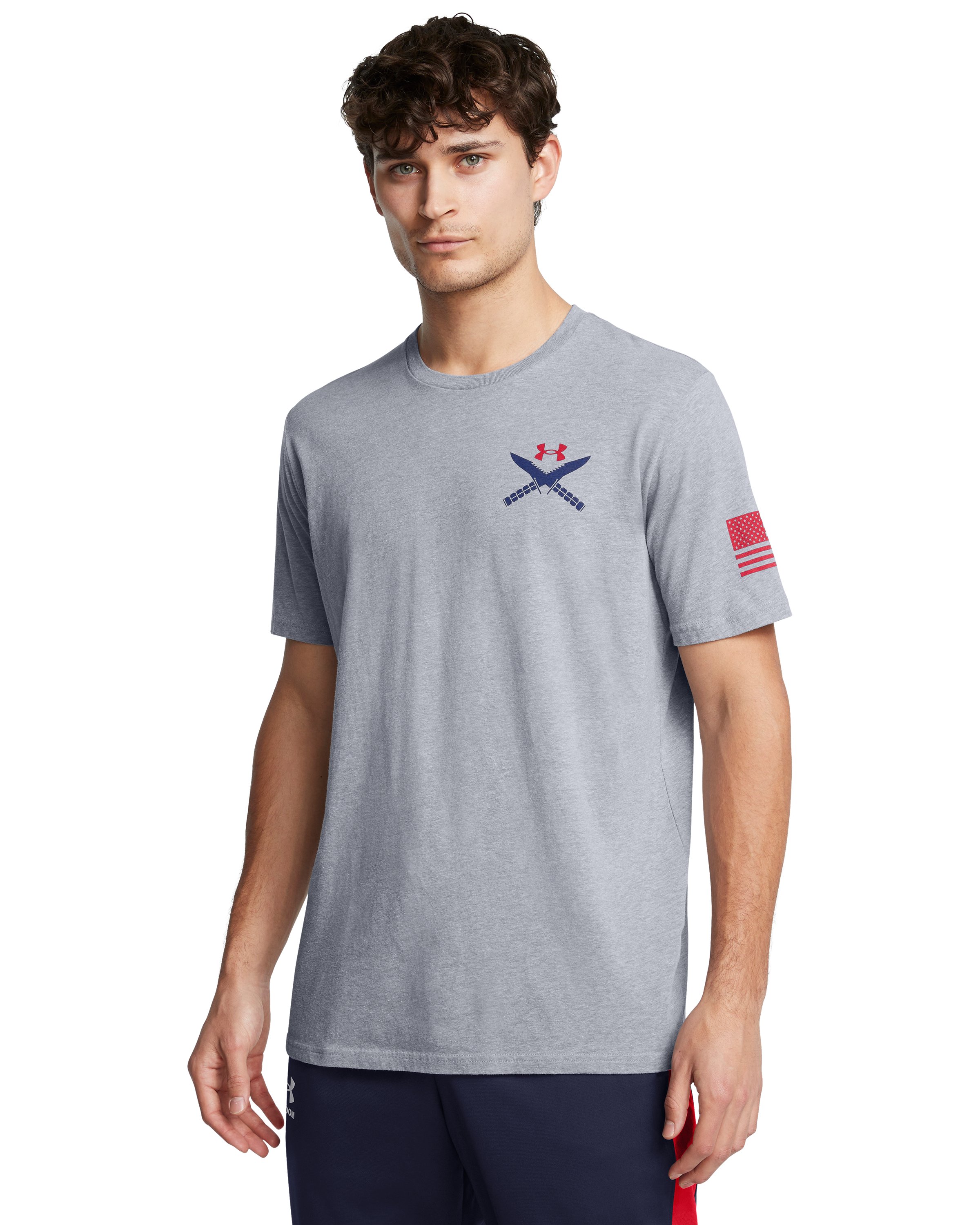 UA Freedom Spine Men's T-Shirt 4