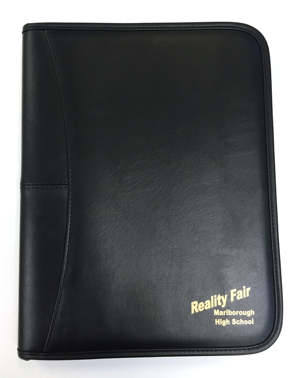 Elite Padfolio Folder with Zipper Closure - New 3