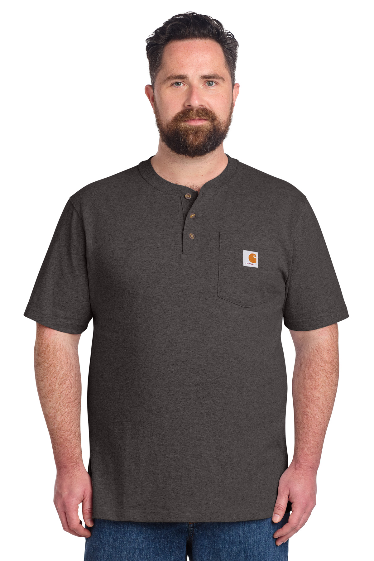 Carhartt Short Sleeve Henley T-Shirt CTK84 11