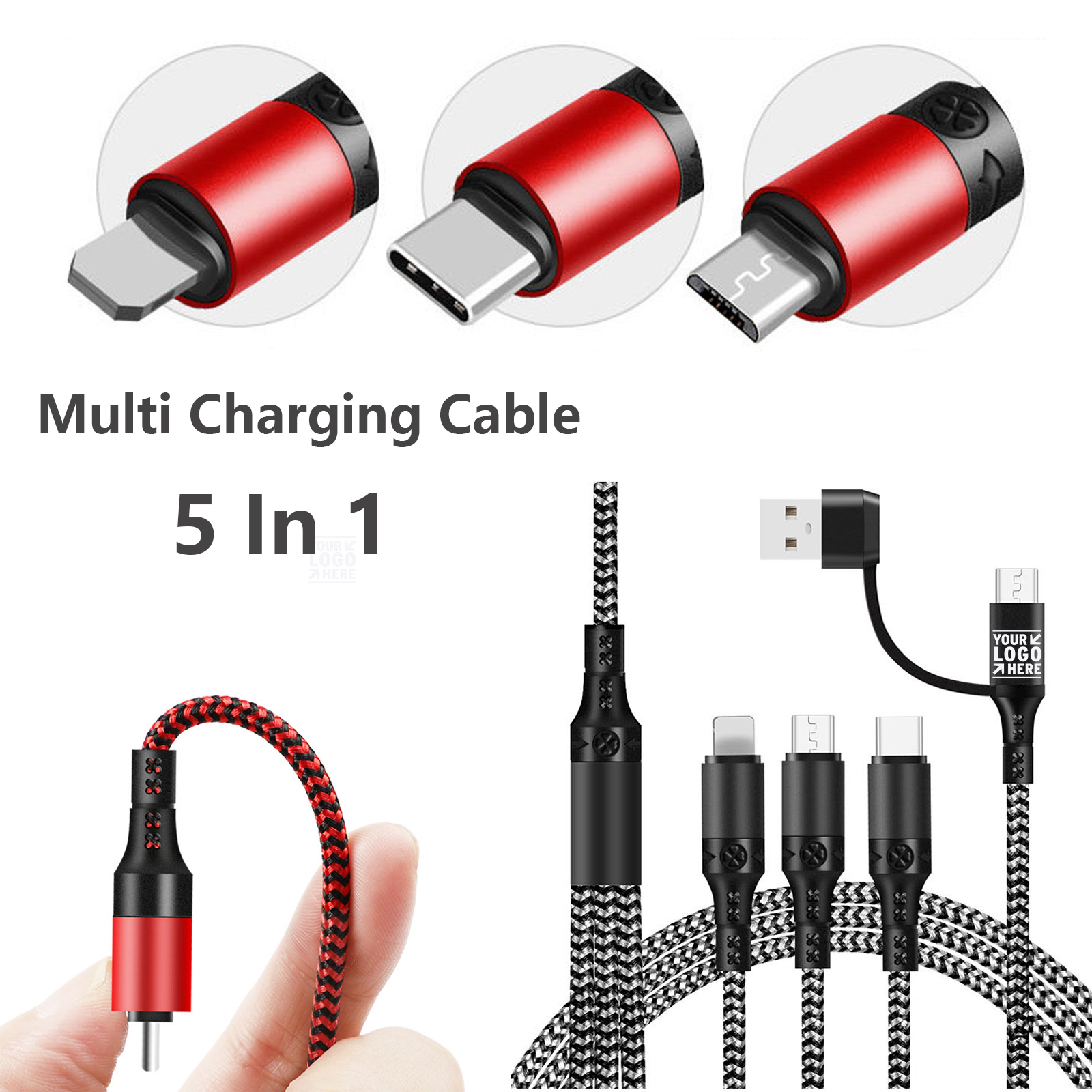 6 in 1 Usb Port Charging Cable 2