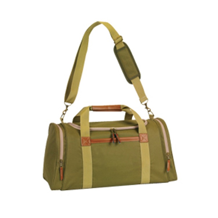 600D Leatherette Trim Executive Duffel 2