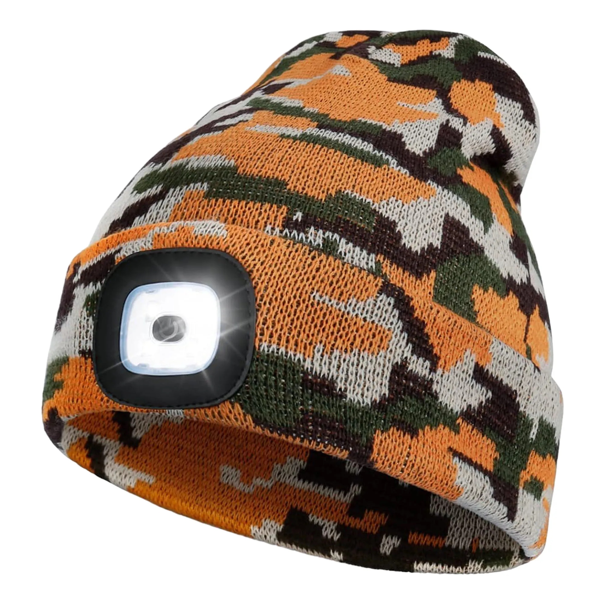 Knit Cap With Led Lights 16