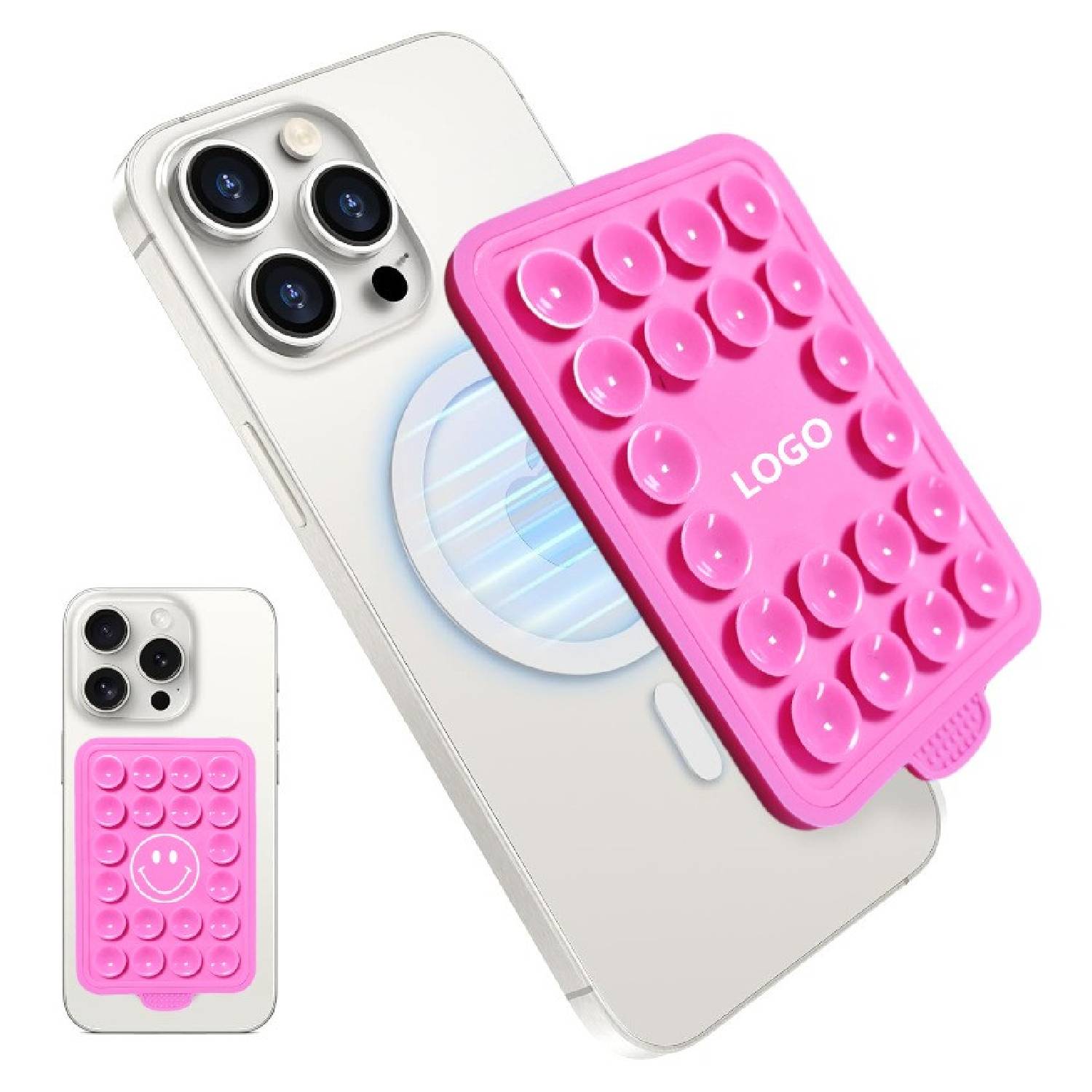 Silicone Suction and Magnet Phone Holder Mount 6