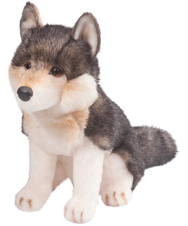 Atka Wolf Stuffed Animal 2