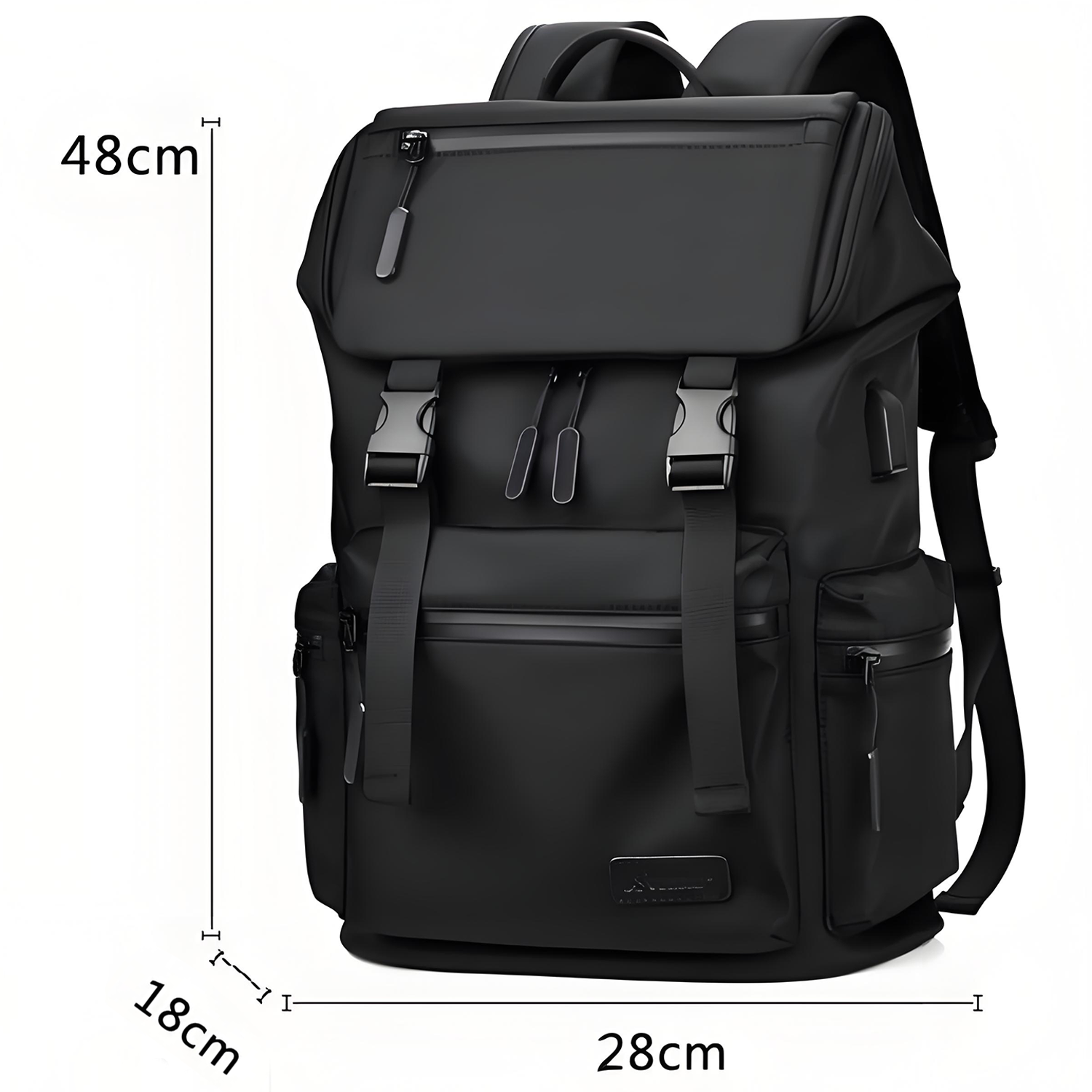 Korean-Style Oxford Cloth Large-Capacity Laptop Backpack 2