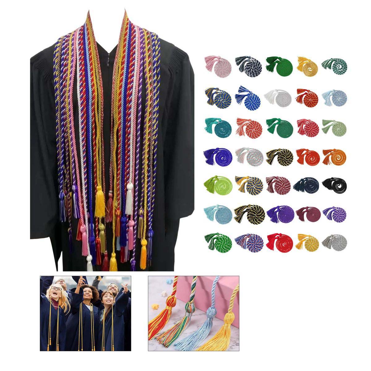 Durable Polyester Graduation Cord for Ceremonies 36