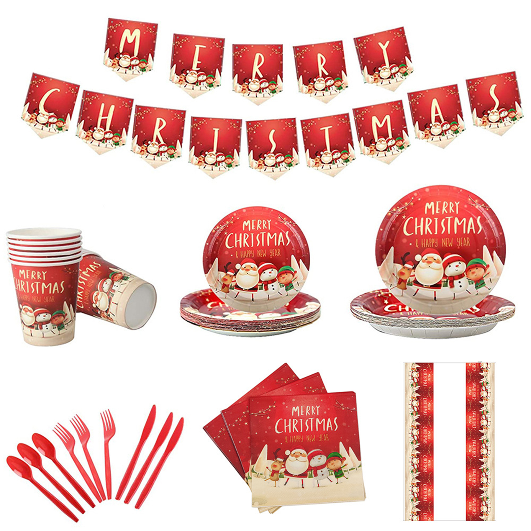Christmas Party Dinnerware Set 4