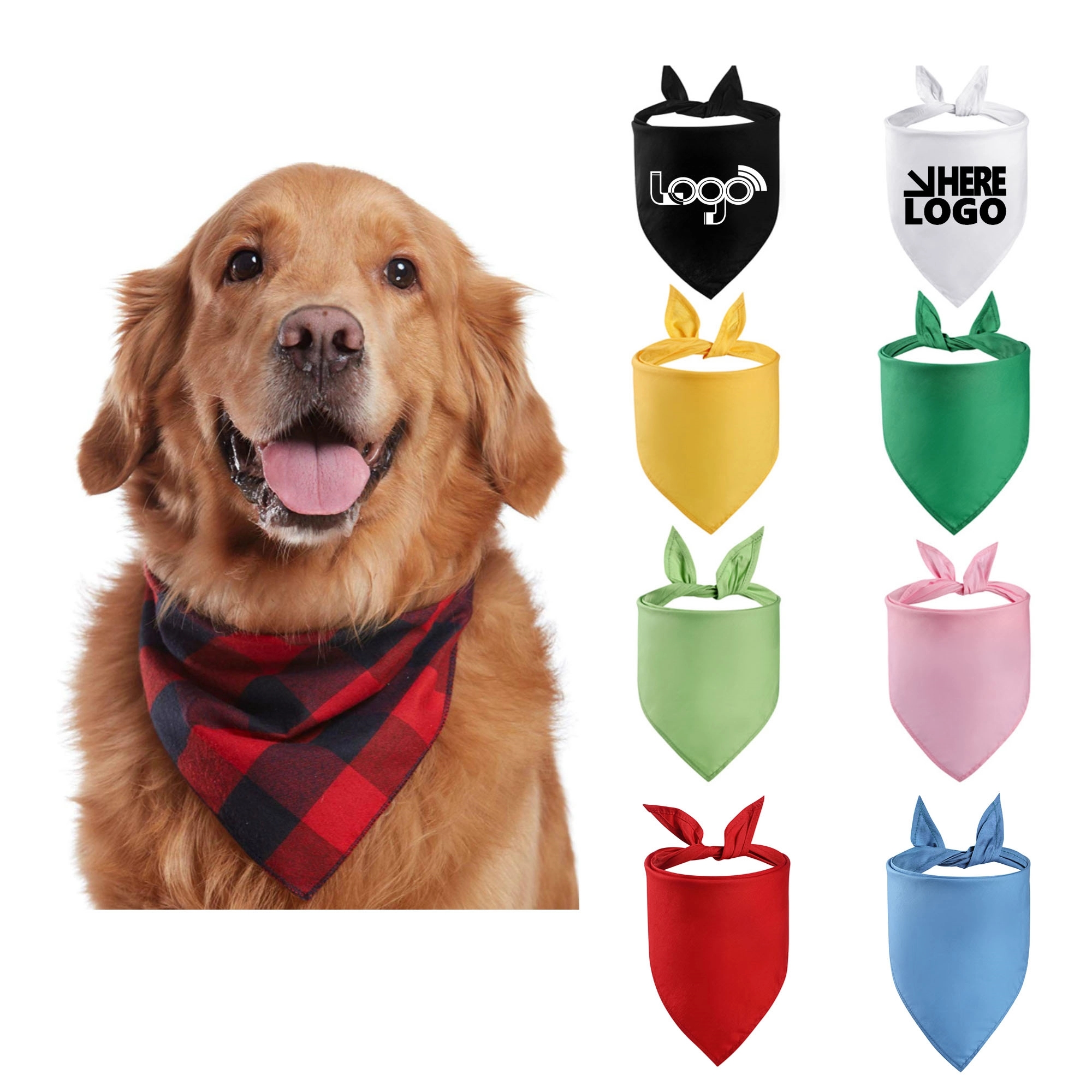 Sublimation Triangle Dog Bandana