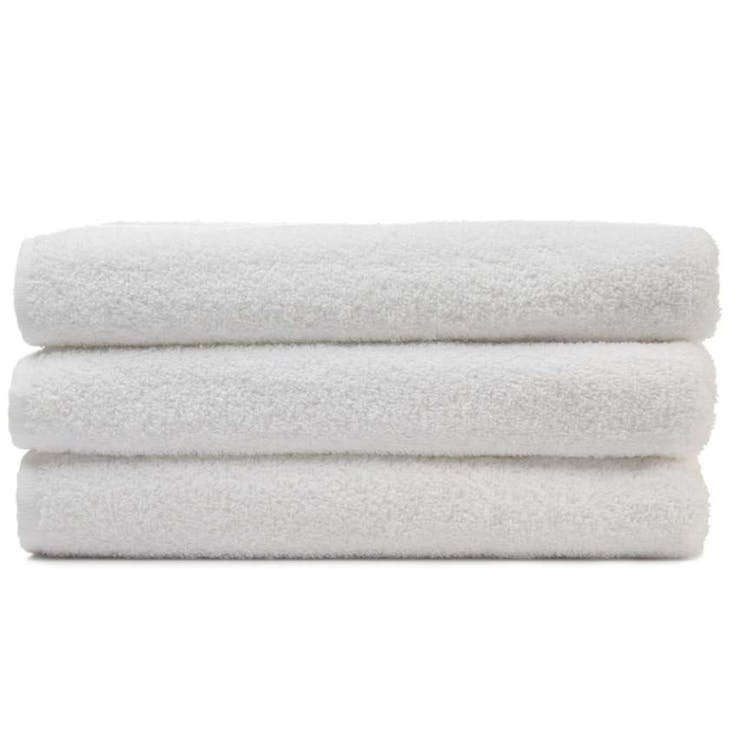 100% Cotton Towels - 30" x 60" White 2