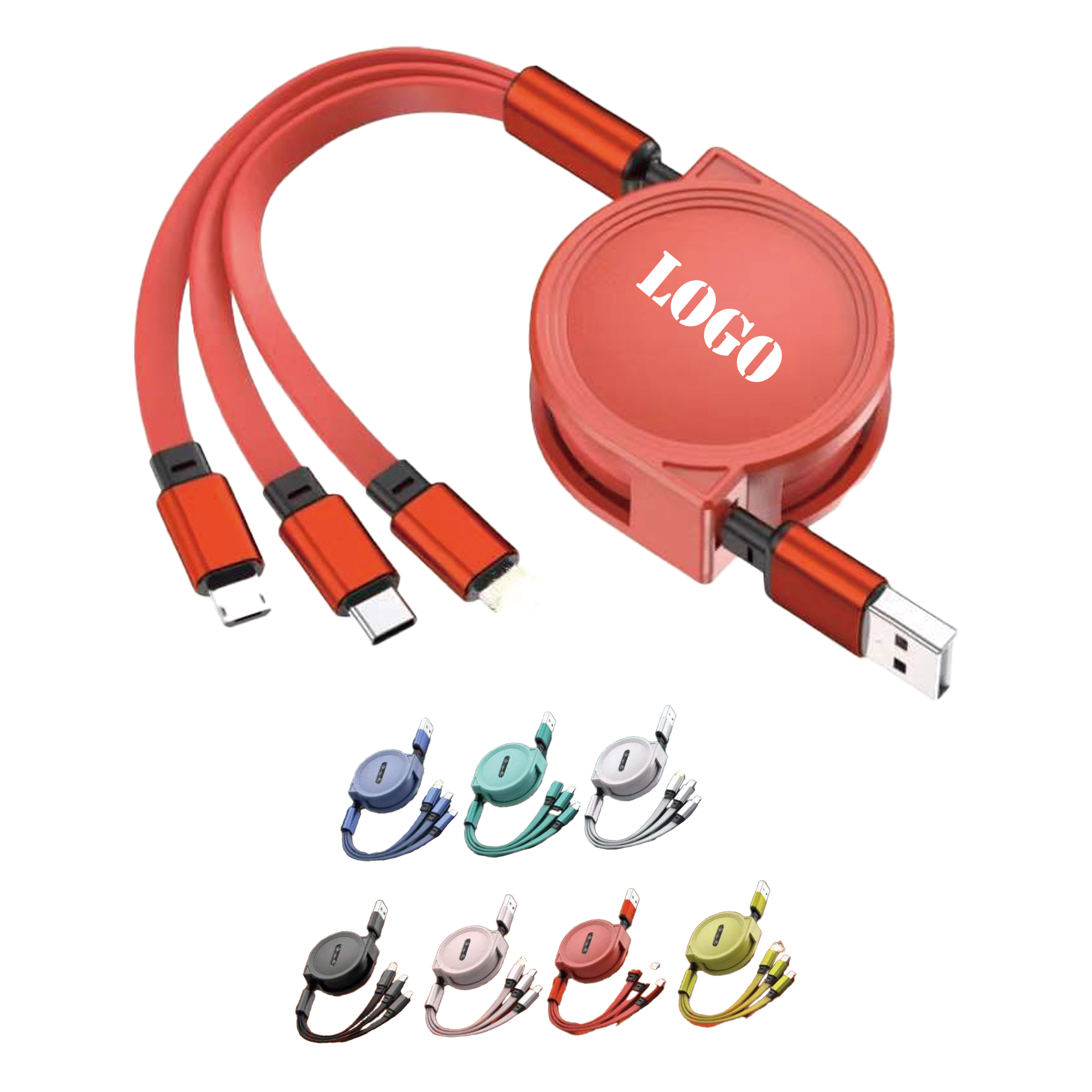 3-in-1 Multifunctional Retractable Charging Cable 1