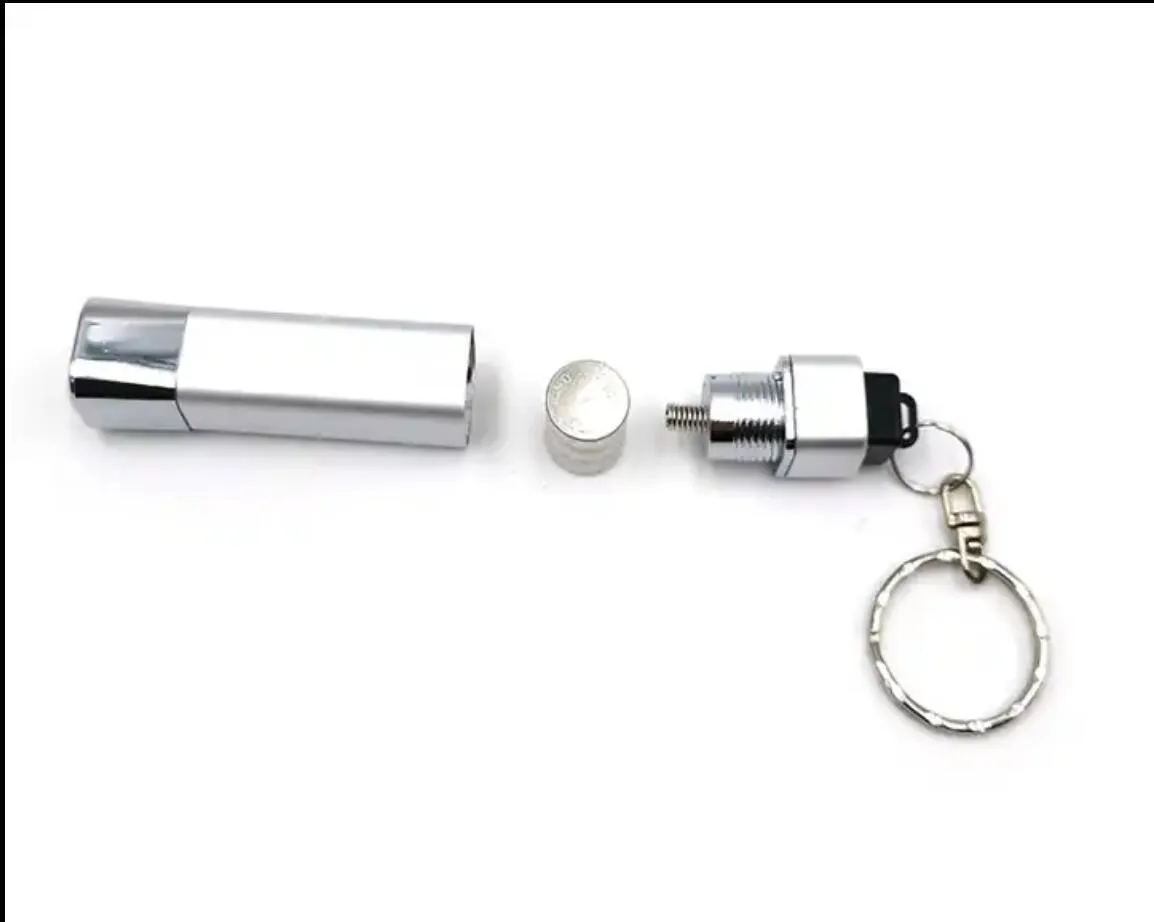 Mini square tiny keychain torch light 2