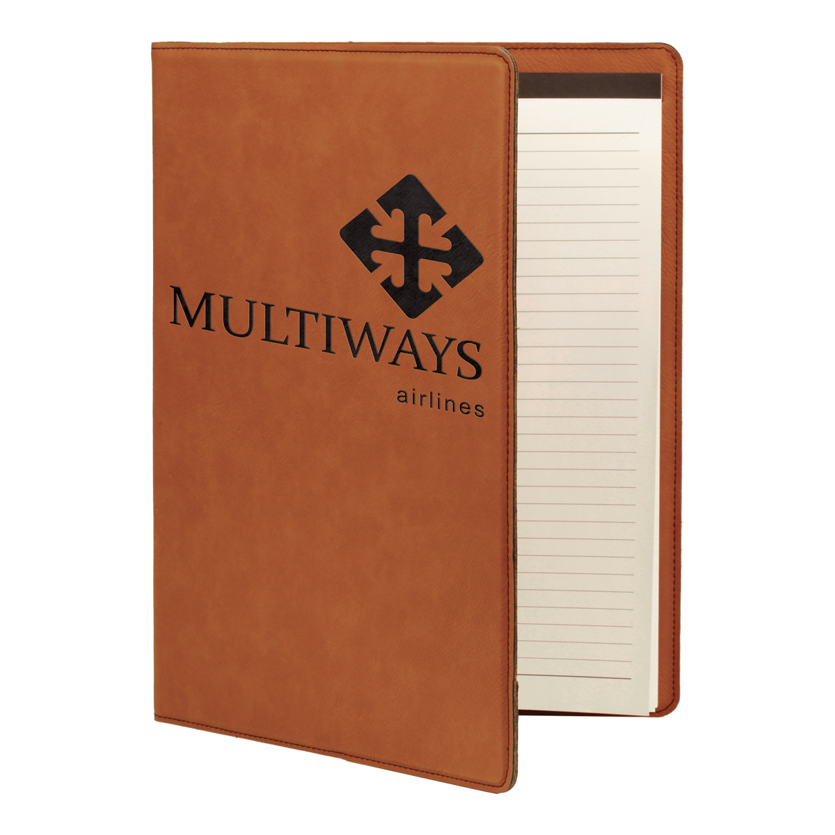 9" x 12" Leatherette Rawhide Portfolio