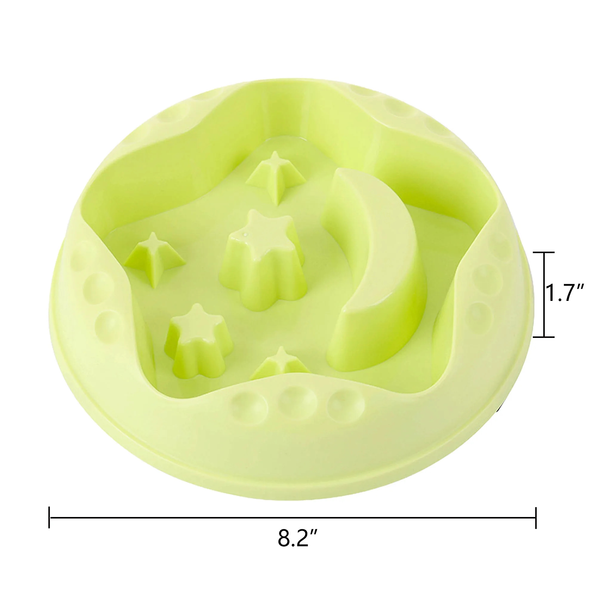 Plastic Training Pets Dog Slow Feeder Bowl 5