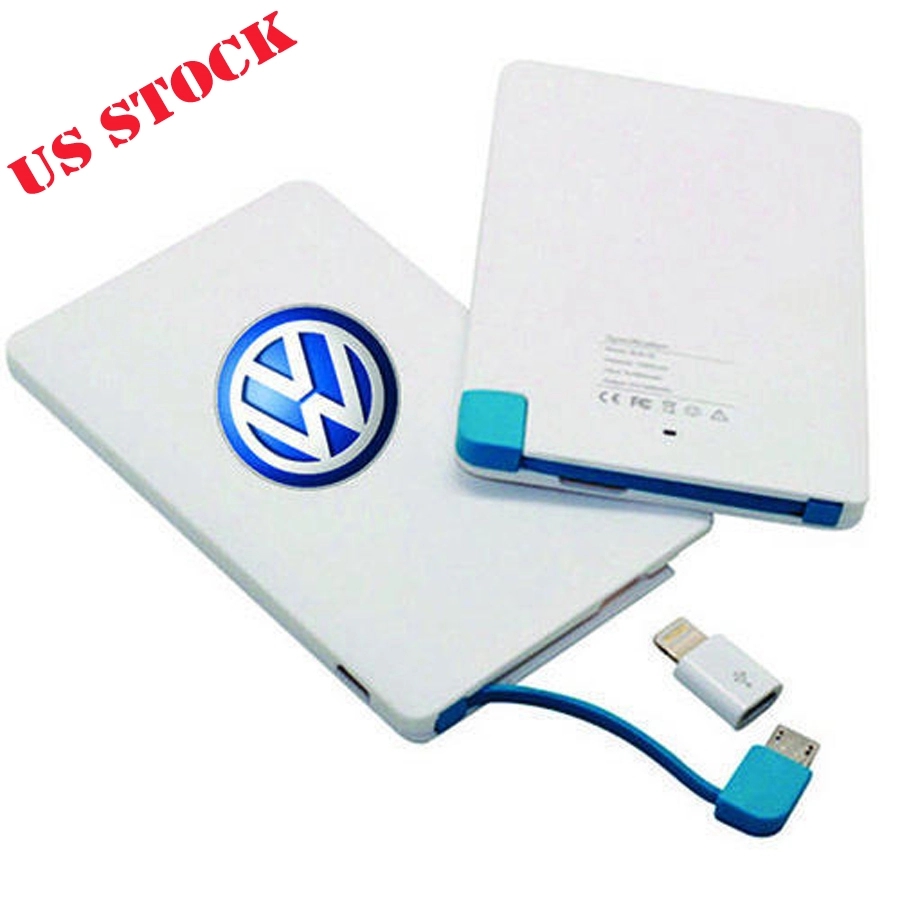 Promotional Gift Silm Thin Card Shape Power Bank 4000mah 5