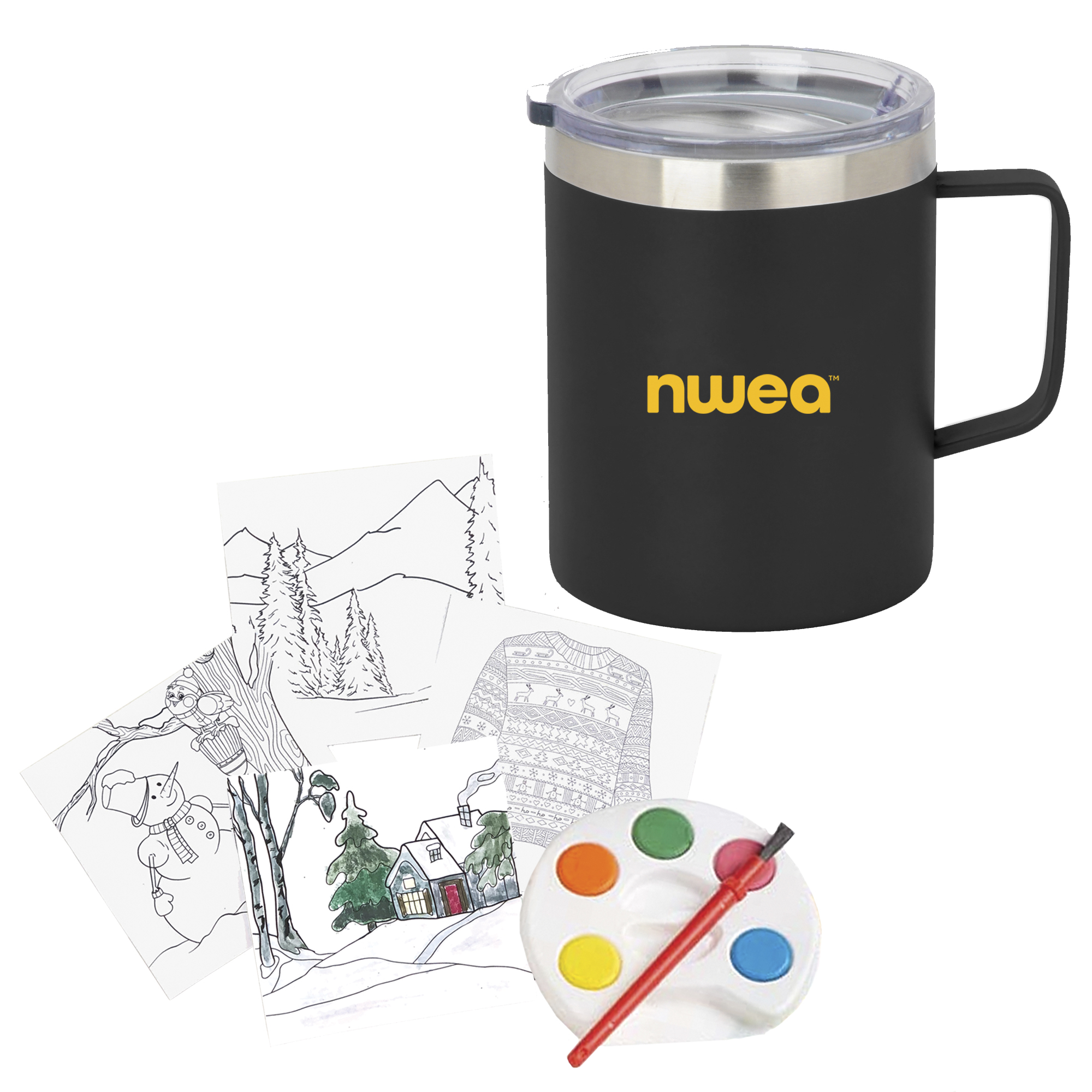 Holiday Adult Paint Set and Coffee Mug 4