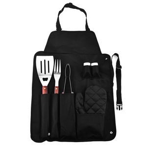 7 Piece Bbq Apron Set 4